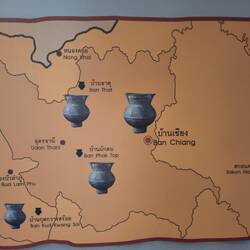 Insgesamt existieren bisher vier Fundregionen im Gebiet