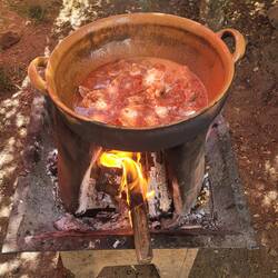 Zubereitung des Cochinita pibil ("mexikanisches Pulled Pork")