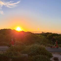 Sunset view from the Palais