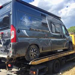 Abtransport zum Abstellplatz