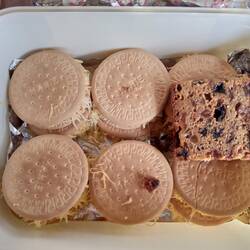 A nice gesture from the campsite owners because of the rainy weather