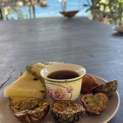 Dessert mit Aussicht