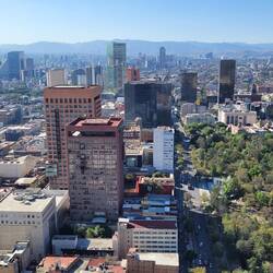 Ausblick vom Torre Latinoamericana