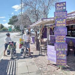The first Coffee Place in Beaufort West we stopped but it was not the one we intended to go to.