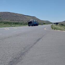 Truck Traffic on the N1 Main Road.