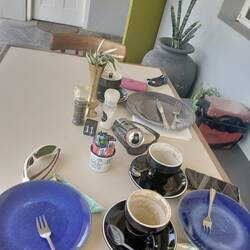 ... and how it looks like after we had our coffee with cake.