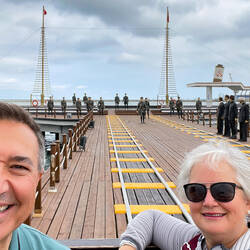 The "First Step on the Road of Independence Memorial" — Samsun, Turkey.