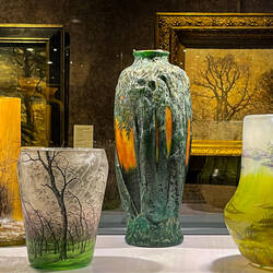 Glass Vases (D.N. Freres - c 1901) — Arkas Art Center in İzmir, Turkey.