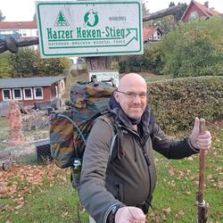 Am Trailhead des Hexenstiegs