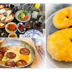 A hearty breakfast at Filozof — Bostanlı,İzmir.