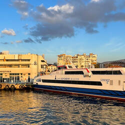 The Karşıyaka Ferry Terminal is conveniently located across the road from the main shopping street.