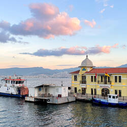 Departing the Pasaport Ferry Terminal — Alsancak, İzmir.