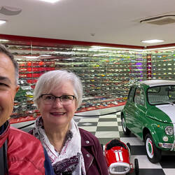 Fiat 500L (1971) ... on display in the model car room — Key Museum in Torbalı, İzmir.