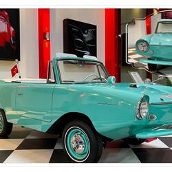 The Amphicar Model 770 (1964) even has an anchor — Key Museum in Torbalı, İzmir.
