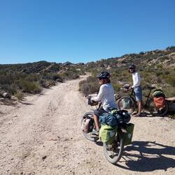 Short break on the way up.