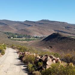 Part's of the road are made of concrete, mostly the steep part"s ...