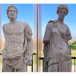 Alexander the Great & Nemesis keep us company @ LA Mahzen @ the Arkas Vineyards ... Torbalı, İzmir.