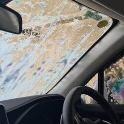 Car was due for a wash...still red dirt coming out 😳