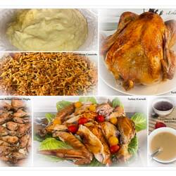 Delicious food for the Thanksgiving table — Alsancak ... İzmir, Turkey.