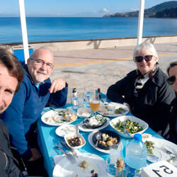 A delightful day to enjoy fish & rakı al fresco — Karaburun ... İzmir, Turkey.