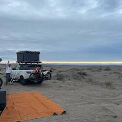 Our lovely beach camp spot