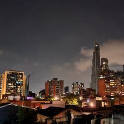 Ausblick von unserem Hostel