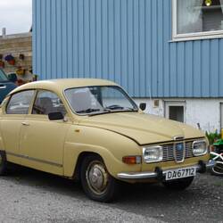 Die Vardøer haben Geschmack: ein Saab 96!