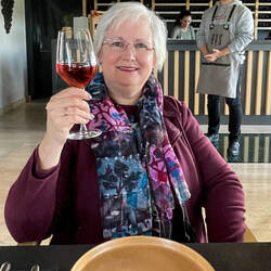 Cheers ... I'm enjoying a glass of Hus Wines rosé — Urla ... İzmir, Turkey.