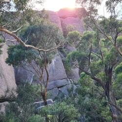 On the way up to the lookout