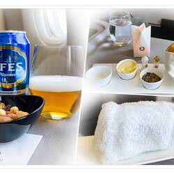 Meal Service ... warm nuts with our beverages & the makings of herbed olive oil to start — TK33.