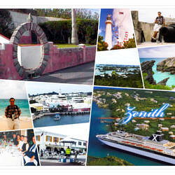Collage of memories from Hamilton ... 2001 Bermuda Cruise.