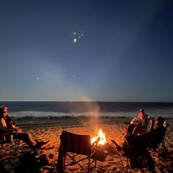 Bonfire on the beach