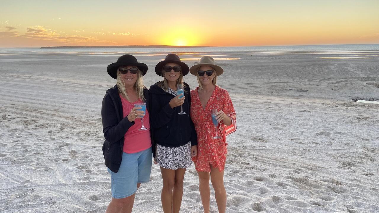 Sunset cocktails