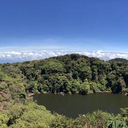 The lagoon at the top