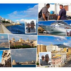 Collage of Memories from Trapani, Sicily ... 2015 Med Cruise from Italy to Turkey.