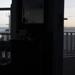 View from the lounge at our Airbnb