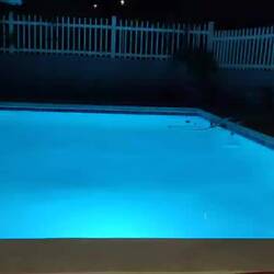 Pool für uns allein 😝😍 auch im dunkeln