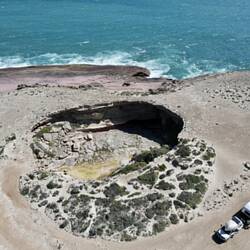 Ariel view of The Tub
