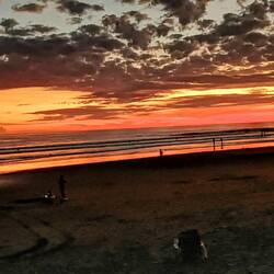 Sonnenuntergang - Strand bei Dominical