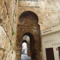 The main gate into town originally Roman then Moorish