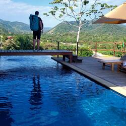 Hostel in der Nähe des Parks