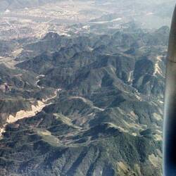 Anflug über Laos