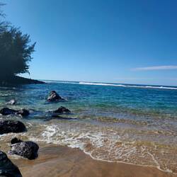 Wunderschöner Strand (leider hatten wir keine Badehose dabei😱)