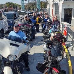 On the ferry!