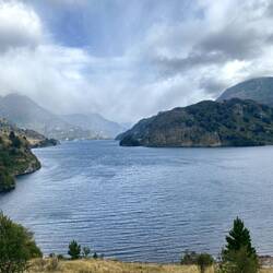 Aussicht auf den Lago Elizalde