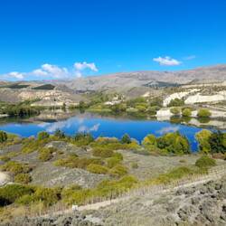 Looking back to Kawarau River