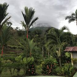 Best peak at the volcan from my hotel