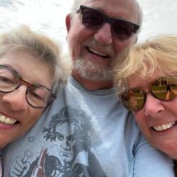 Cousins Paula and Jim and me of course