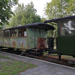 Alte DDR Eisenbahnwaggons