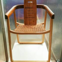 Thailänder sind sehr kreativ. Hier ein Stuhl aus Bambus